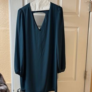 Elegant Teal Dress